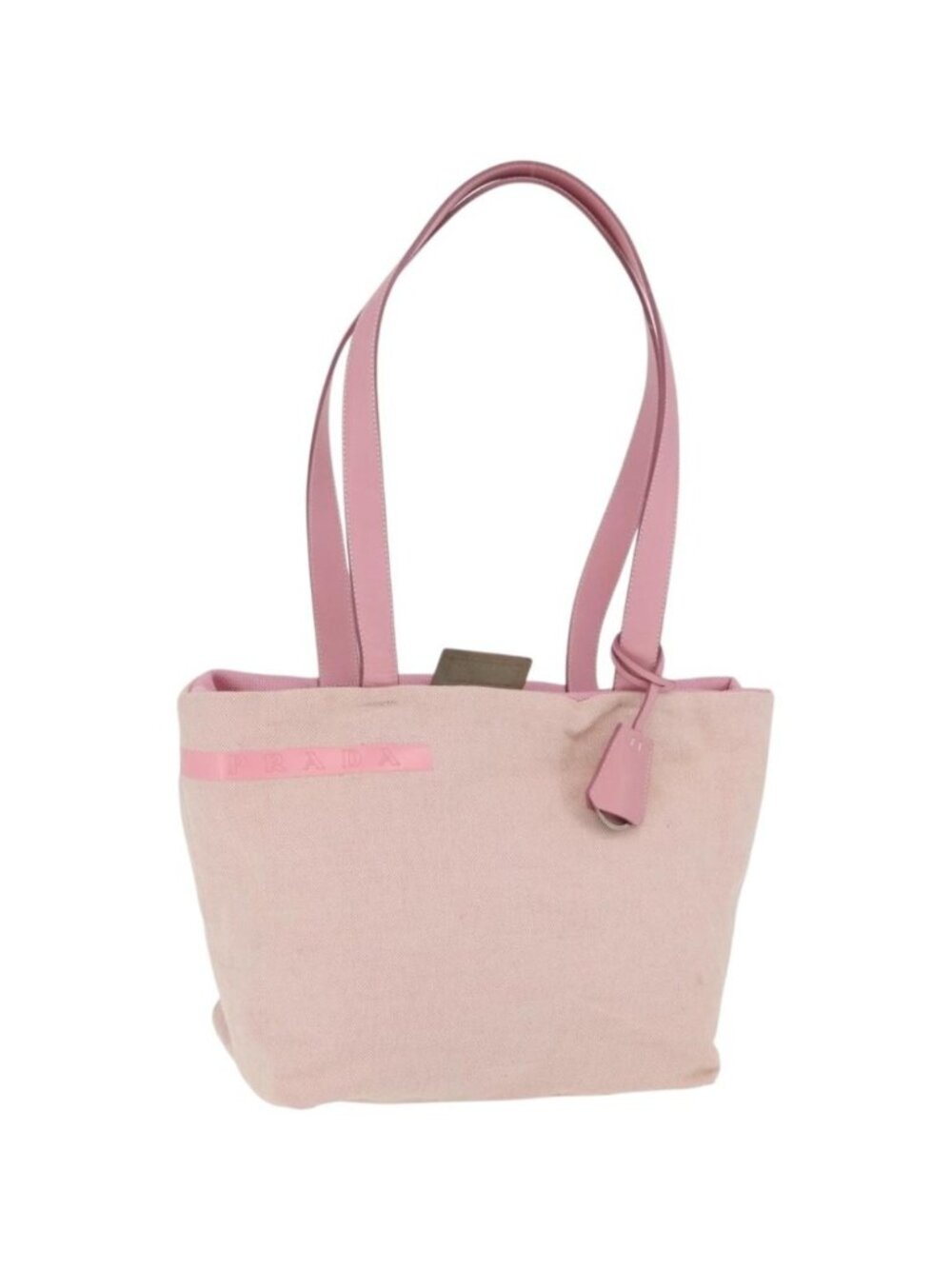 PRADA PRADA Sports Tote Bag Canvas Pink